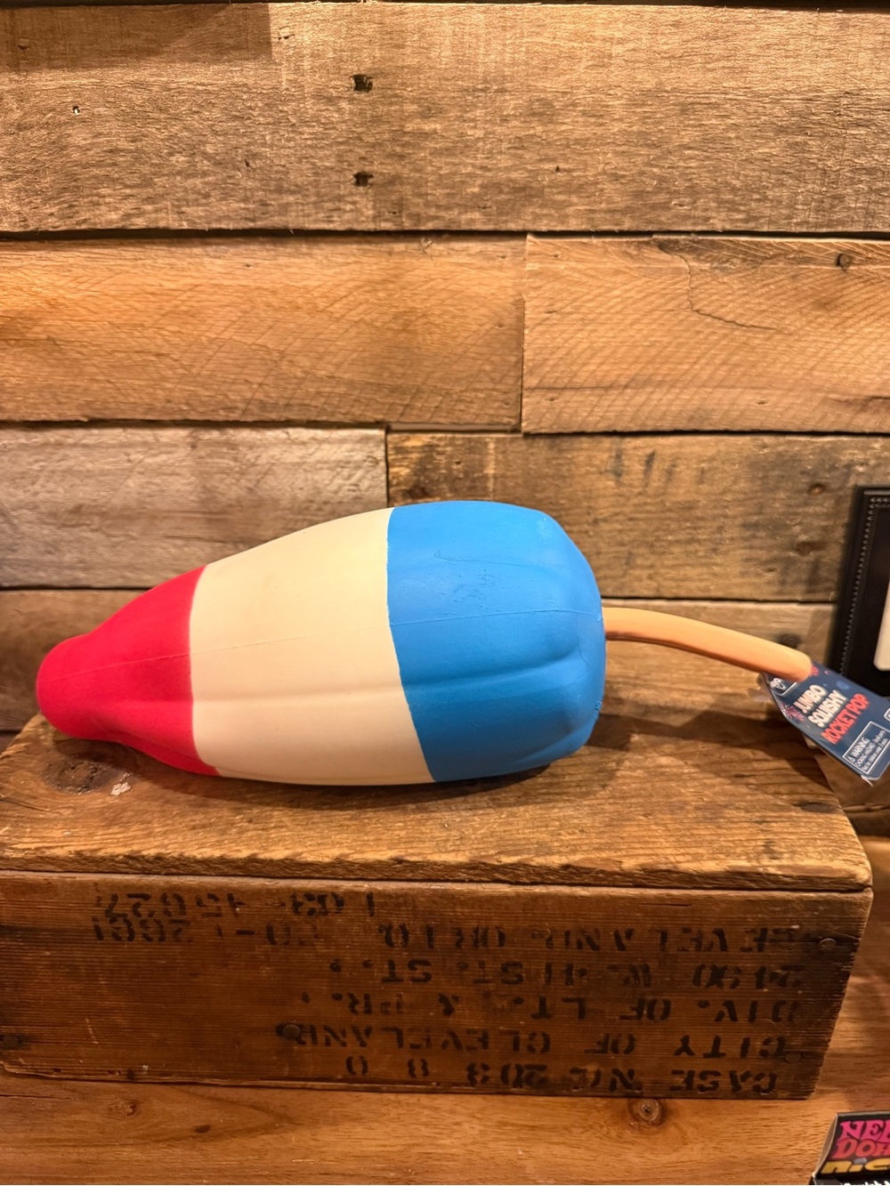 Keycraft Red White and Blue Jumbo Squishy Rocketpop